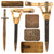 Original U.S. Mexican American War Ames Model 1832 Artillery Short Sword with Scabbard & Scarce Maker-Marked White Buff Belt Rig - Dated 1834 - Service Worn