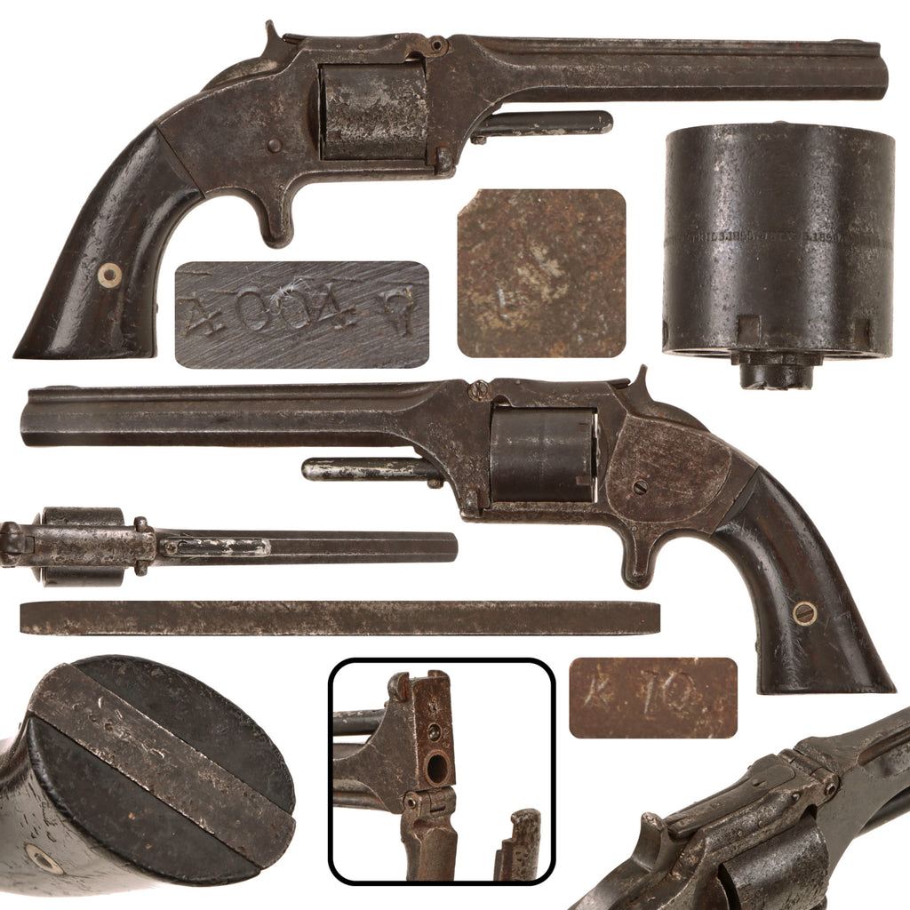 Original U.S. Civil War Era Smith & Wesson Model 2 Army .32 Rimfire Revolver with 6" Barrel, Serial No. 42327, Circa 1865-1866