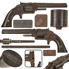 Original U.S. Civil War Era Smith & Wesson Model 2 Army .32 Rimfire Revolver with 6" Barrel, Serial No. 42327, Circa 1865-1866
