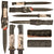 Original German WWII Commercial 98k Bayonet by W.K.C. with US Soldier Custom “Sweetheart” Plexiglass Grips and "Hate" Scabbard - circa 1940-1943 Original Items