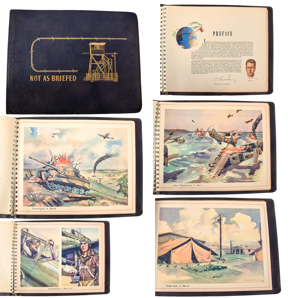 Original U.S. WWII “Not as Briefed” 460th Bombardment Group Unit History Book by Colonel C. Ross Greening - Signed by Author