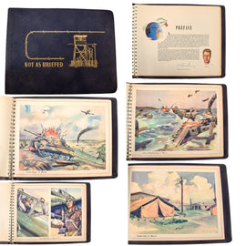 Original U.S. WWII Not as Briefed Illustrated Aviation and POW Book by Colonel C. Ross Greening - Signed by Author