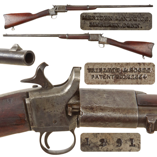 Original U.S. Civil War M1864 Triplett & Scott Kentucky Contract Repeating Rifle by Meriden Mfg. Co. - Serial 1291 Original Items