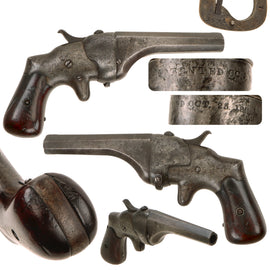 Original U.S. Hammond “Bulldog” .44 Rimfire Pocket Pistol by Connecticut Arms & Mfg. Co. with Period-Modified Breech Lock - Serial No. 3594 - Circa 1866