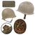 Original U.S. WWII Navy Gray-Painted Fixed Bale Front Seam McCord M1 Helmet with Westinghouse Liner