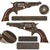 Original U.S. Civil War Era Remington New Model 1863 Pocket Revolver Factory Converted to .32 Rimfire - Serial 17706 Original Items