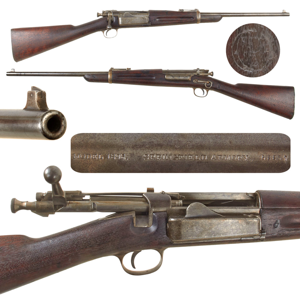 Original U.S. Springfield Model 1896 .30-40 Krag–Jørgensen Saddle-Ring Carbine Serial 68837 - Made in 1897 Original Items