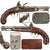 Original U.S. Model 1836 Flintlock Cavalry Pistol by Robert Johnson of Middletown, Connecticut with Inspector Cartouches, Dated 1837, Unconverted