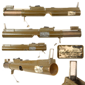 Original U.S. Post-Vietnam War Era M72A3 Light Anti-Armor Weapon “LAW” Launcher Tube - Missing Caps & Sling - INERT