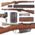 Original Rare M1891 Argentine Mauser Engineer Carbine by D.W.M. Berlin Made in 1898 with Intact Crest - Serial Serial C 2148 Original Items