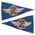 Original German Pre-WWII DLV Deutscher Luftsportverband Double-Sided Screen-Printed Vehicle Pennant – 1933–1937 – [10 ¼” x 6”]