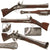 Original Early 19th Century Ottoman Style Flintlock Blunderbuss Pistol with Full Stock and Engraved Iron Mounts, Circa 1820 Original Items