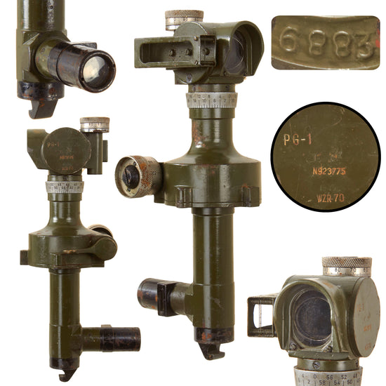Original Soviet Russian WWII PG-1 Gun Sight - Dated 1945