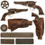 Original U.S. Civil War Era Remington New Model Police Revolver Converted to .38 Rimfire with Period "Mexican Loop" Holster - Serial 15411 Original Items
