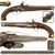 Original 19th Century Dutch Flintlock Naval Pistol with Belt Hook Marked ORANIEN GETROV TOT DEN DOOT on Barrel, Circa 1820