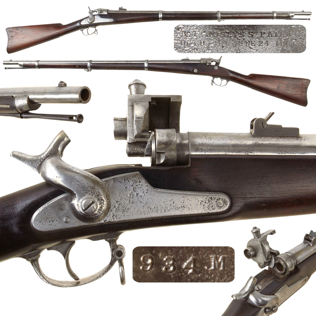 Original U.S. Civil War Joslyn Firearms Co. M1864 Infantry Rifle Serial 934 M with 1864 dated Springfield Lock Original Items