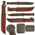 Original U.S. WWII Navy Mark 2 Fighting Knife by Robeson Cutlery Company RCC with Leather Scabbard and Guard Marked