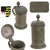 Original German Electorate of Saxony 1800-Dated Pewter Stein with 3-Struck Hallmarks and Engraved Coat of Arms of Electorate Original Items