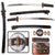 Original 17th Century Edo Period Japanese Handmade Wakizashi Short Sword with Lacquered Scabbard and Sageo Cord
