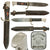 Original German Pre-WWII HJ Youth Fahrtenmesser Knife by Ed. Wüsthof of Solingen with Motto, Shortened Blade, and Scabbard
