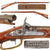 Original U.S. Pennsylvania Percussion Hunting Rifle by Frank Gilbert of Somerset with Partridge Trade Lock - Circa 1850 Original Items