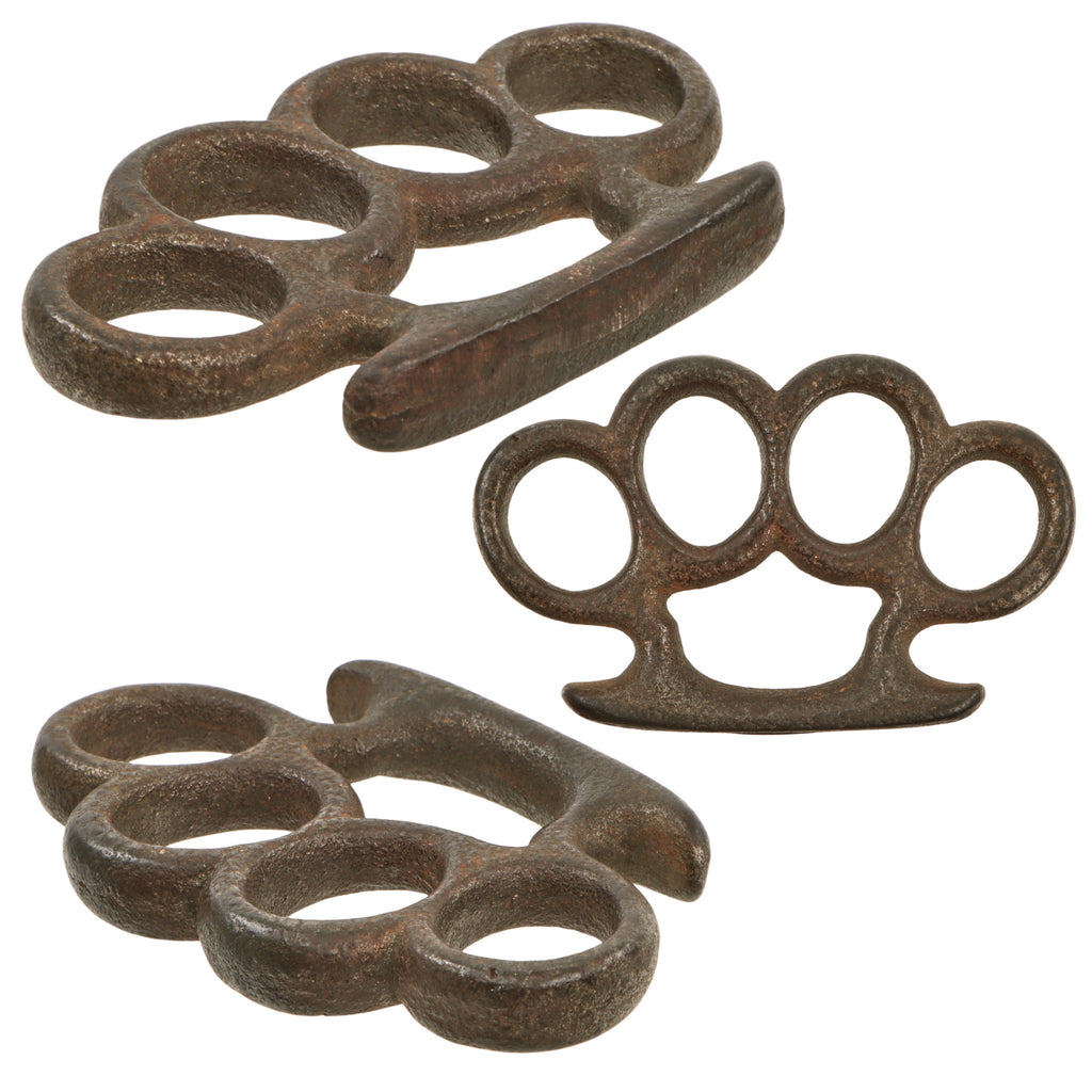 Original U.S. WWII Custom Made Cast Iron Knuckle Dusters