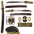 Original 18th Century Japanese Edo Period Handmade Tanto Short Sword with Lacquered Scabbard