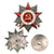 Original Soviet WWII Order of the Patriotic War 2nd Class No. 463723 - Attributed to Major Alexey P. Lisenko, 2nd Polish Army
