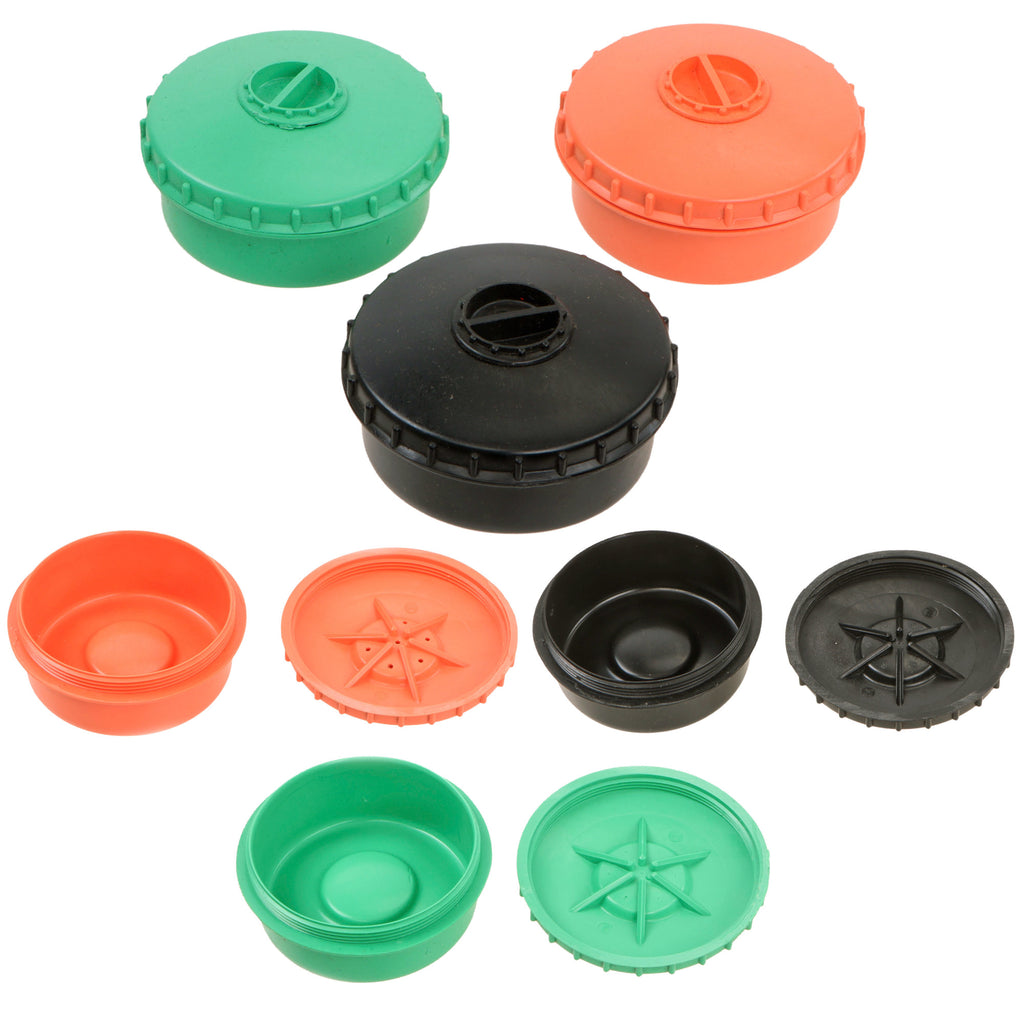 German WWII European Made Bakelite Plastic Salt or Pepper Shaker Container in Three Color Variations