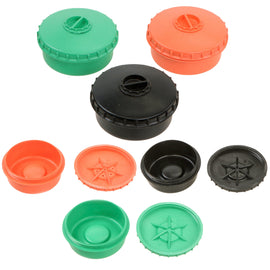 German WWII European Made Bakelite Plastic Salt or Pepper Shaker Container in Three Color Variations