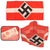 Original German WWII HJ Member Armband with Embroidered Diamond Insignia and RZM A4/787 Tag Original Items