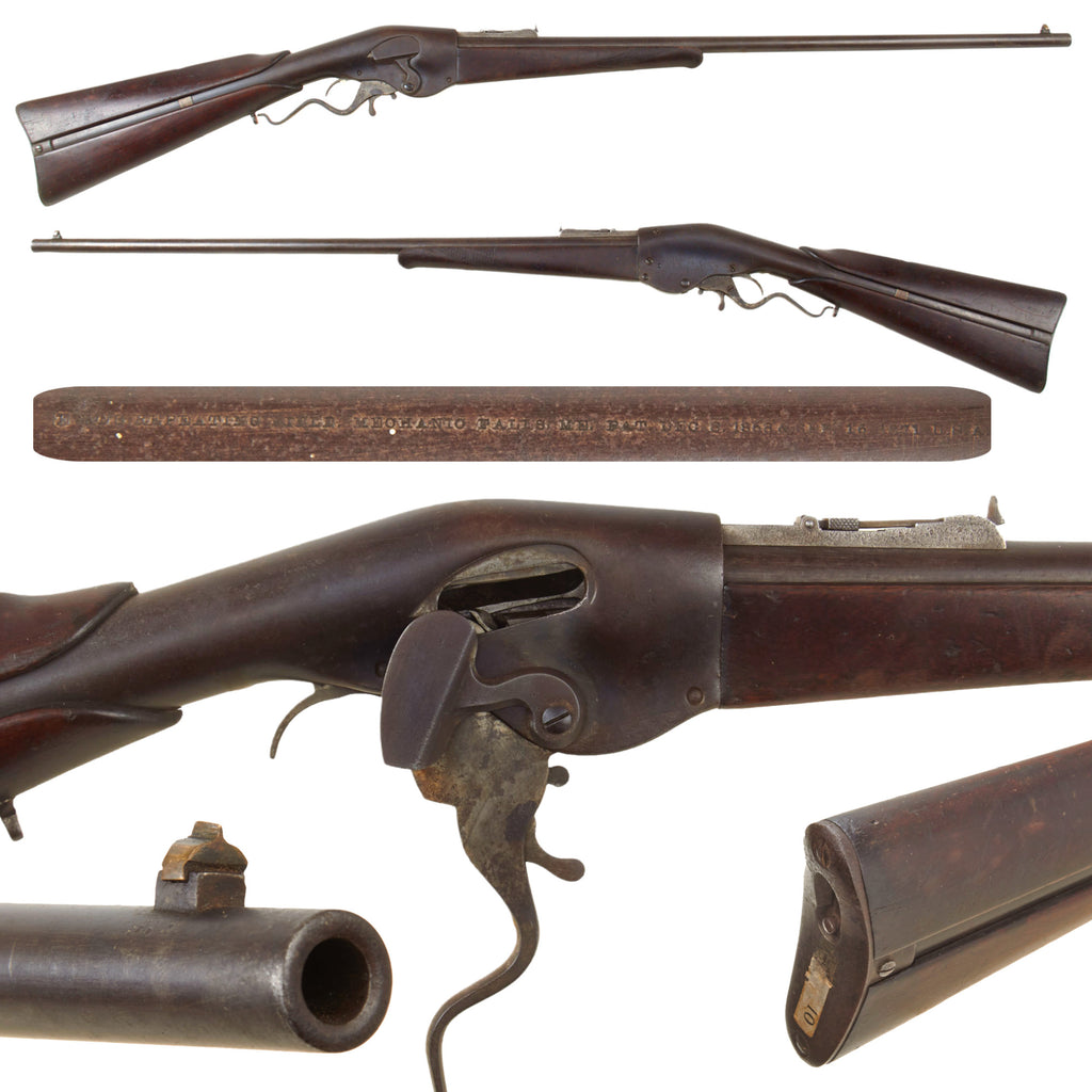 Original U.S. Evans New Model 1877 .44 Caliber Repeating Military "Musket" to Sporting Rifle Conversion - 28 Round Magazine Original Items