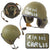 Original U.S. Vietnam War “Xin Loi Charlie” Painted CVC T56-6 Combat Vehicle Crewman “Tanker” Helmet with Transceiver by Sierra Engineering Company - Dated 1967