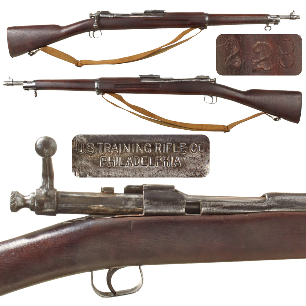 Original U.S. WWI Model 1903 Springfield Pattern Non-Firing Training Rifle by U.S. Training Rifle Co. with Web Sling Original Items
