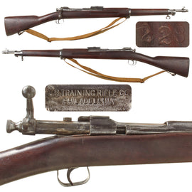 Original U.S. WWI Model 1903 Springfield Pattern Non-Firing Training Rifle by U.S. Training Rifle Co. with Web Sling