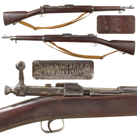 Original U.S. WWI Model 1903 Springfield Pattern Non-Firing Training Rifle by U.S. Training Rifle Co. with Web Sling Original Items