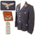 Original German WWII Luftwaffe Signals Leutnant Officer Four Pocket Tuchrock Service Uniform Tunic