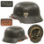 Original German WWII Heer Army Single Decal M40 Steel Helmet with 1940 Dated 56cm Relic Liner and Replica Chinstrap, Stamped SE64