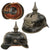 Original Imperial German WWI Prussian M1915 EM/NCO Pickelhaube Spiked Helmet Shell - As-is