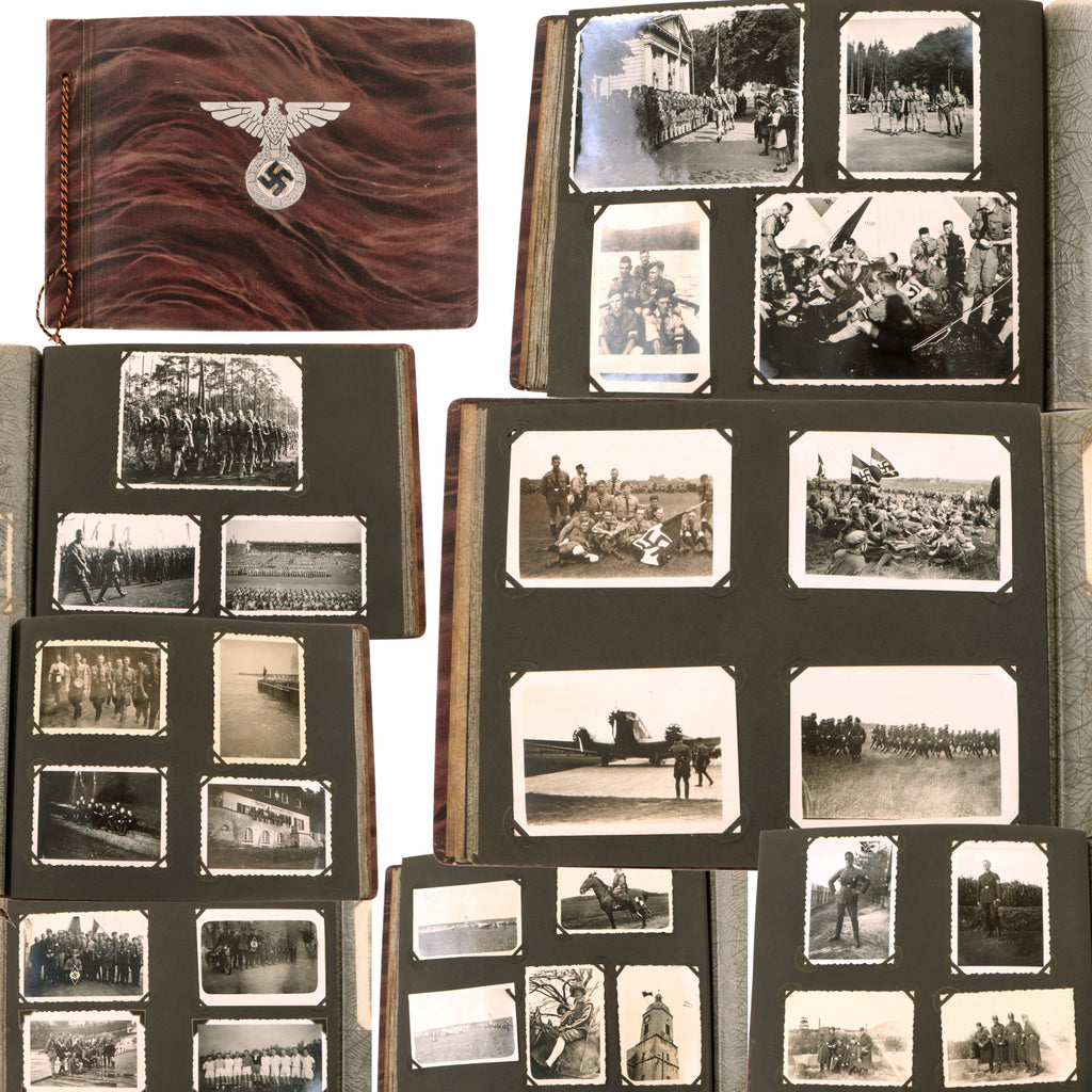 Original German WWII HJ National Youth Organization Personal Photo Album, 23 Pages, 156 Pictures Original Items