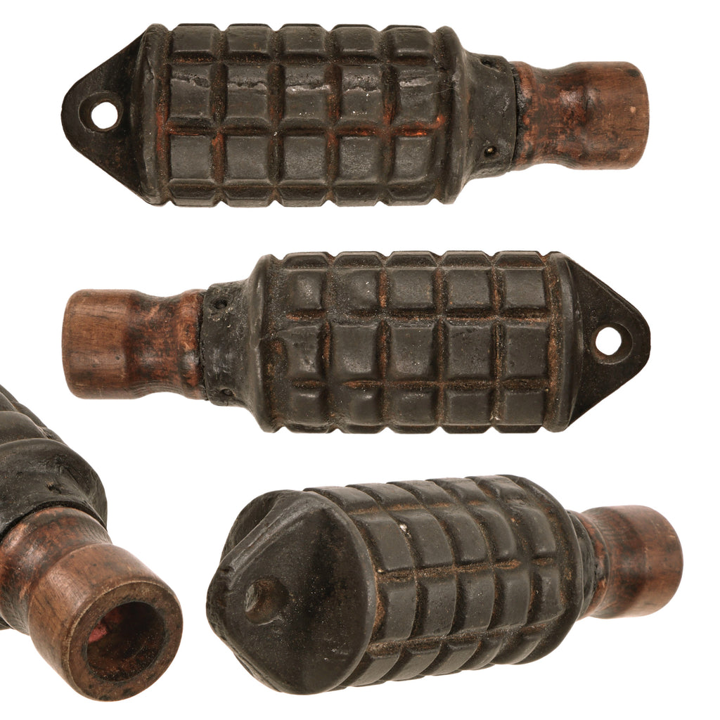 Original Vietnam War North Vietnamese Min or Minh Mine Grenade with Stick - Inert Original Items
