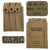 Original U.S. WWII USMC 1944 Dated Thompson .45 Submachine Gun Magazine Pouch by Russell Mfg. Co. Original Items