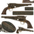 Original U.S. Civil War Remington New Model 1863 Army .44cal Percussion Revolver with Grip Cartouche - Serial 44619 Original Items