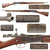 Original Antique French Lebel Fusil Modèle 1886 M93 Infantry Rifle by St. Étienne Arsenal Dated 1891 - Serial FT 46363 Original Items