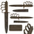 Original U.S. WWI Model 1918 Mark I Trench Knife by L. F. & C. with Reproduction Steel Scabbard Original Items