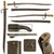 Original German Franco-Prussian War Reissued French M1866 Chassepot Saber Bayonet by St. Étienne Arsenal with Scabbard - German Regiment Marked and Dated 1868 Original Items
