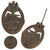 Original German WWII Bronze Grade Panzer Assault Badge by E. Ferdinand Wiedmann, “Scoop Back” Version Original Items