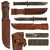 Original U.S. WWII USMC Rare “Red Spacer” Mark 2 KA-BAR Fighting Knife by Robeson Shuredge with Leather Scabbard - Extremely Scarce Original Items
