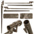 Original German-Captured WWI Russian 1891 Mosin-Nagant “Locking” Socket Bayonet Reissued in German Ersatz Scabbard Original Items