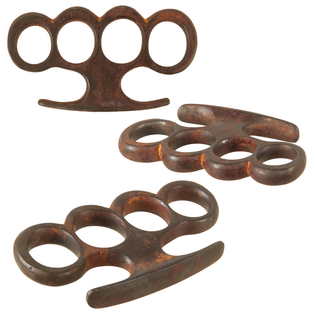 Original U.S. 1890s - WWI Era Iron Knuckle Dusters Original Items